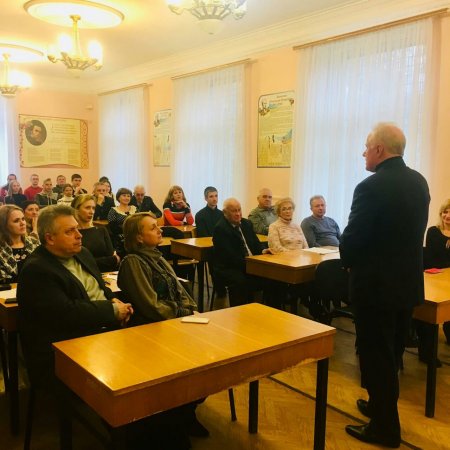 Зустріч ректора ЗНУ Фролова М.О. з трудовим колективом