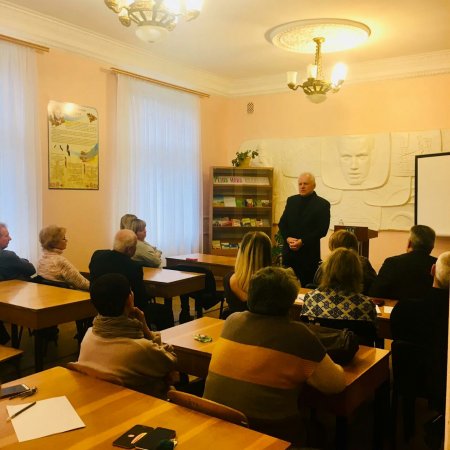 Зустріч ректора ЗНУ Фролова М.О. з трудовим колективом