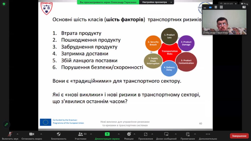 Зустріч гуртка «Транспорт і логістика» з викладачем Запорізької політехніки Олександром Тарасенком — фото