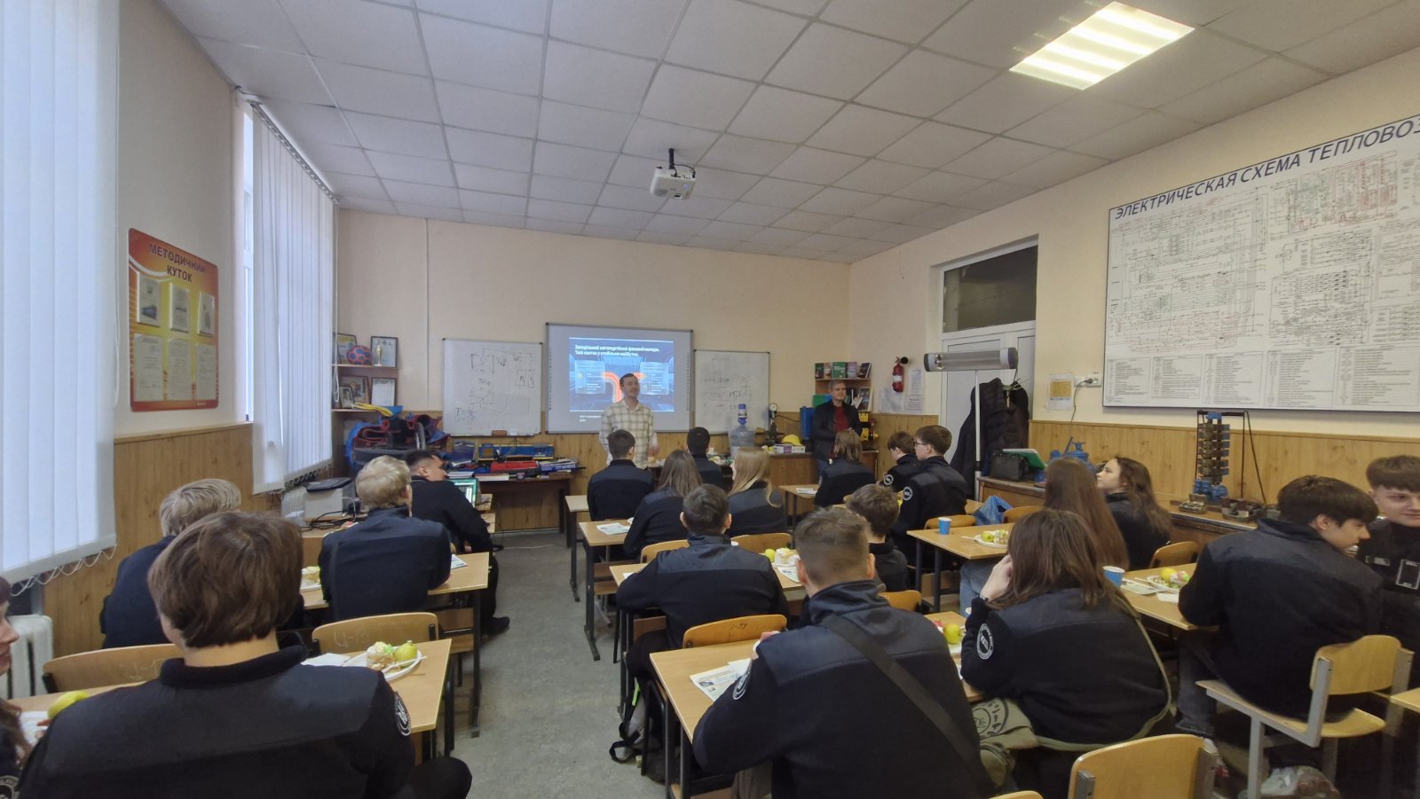 Візит Запорізької дитячої залізниці